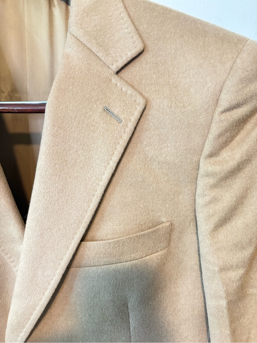 Lardini Men's Genuine Colombo Camel Hair Blazer US Size 44 XL - Picture 6 of 13